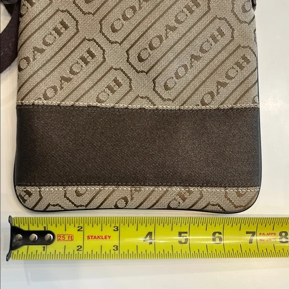 NWOT Coach Tan and Brown crossbody bag - Picture 12 of 13